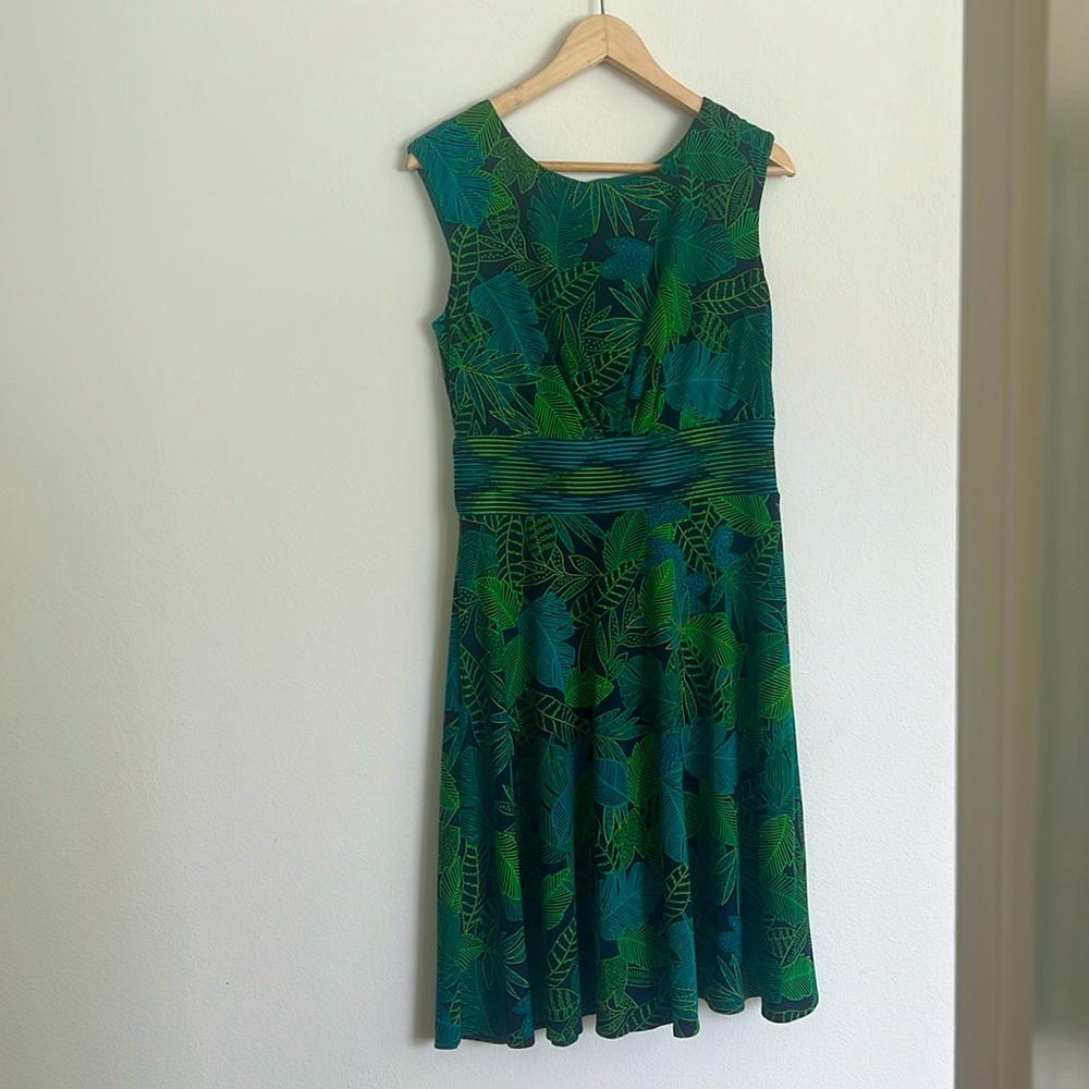 Maggy London tropical print dress